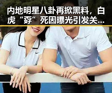 内地明星八卦再掀黑料,白虎“孬”死因曝光引发关注,今日河南雷暴大风也成焦点